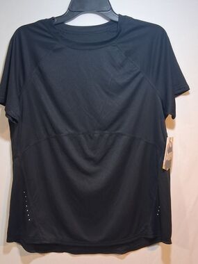 Avia Black Short Sleeve Athletic Tee